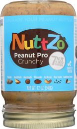 NUTTZO: Peanut Butter Peanut Pro Crunchy (12 oz)