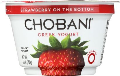 CHOBANI: Non-Fat Greek Yogurt Strawberry on the Bottom (5.3 oz)