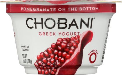 CHOBANI: Non-Fat Greek Yogurt Pomegranate on the Bottom (5.3 oz)