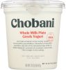CHOBANI: Whole Milk Plain Greek Yogurt (32 oz)