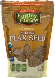 NATURES EARTHLY CHOICE: Organic Milled Flax Seeds (10 oz)