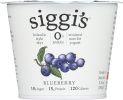 SIGGI'S: Icelandic Style Skyr Strained Non Fat Blueberry Yogurt (5.3 oz)