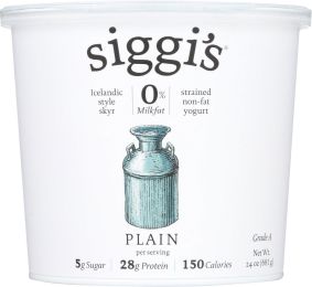 SIGGIS: Nonfat Plain Yogurt (24 oz)