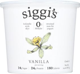 SIGGIS: Non-Fat Vanilla Yogurt (24 oz)