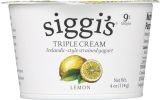SIGGIS: Yogurt Triple Cream Lemon (4 oz)