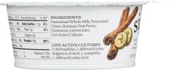 SIGGIS: Yogurt Whole Milk Banana & Cinnamon (4.4 oz)