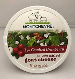 MONTCHEVRE: Cranberry Crumbled Goat Cheese (4 oz)