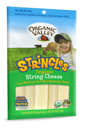 ORGANIC VALLEY: Stringles Organic String Cheese 6 Sticks (6 oz)