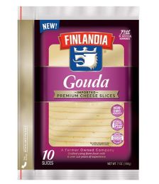 FINLANDIA CHEESE: Gouda Cheese Presliced (7 oz)