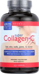 NEOCELL: Super Collagen Plus C Type 1 and 3 6000 mg (250 Tablets)