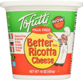 TOFUTTI: Better Than Ricotta Cheese Cholesterol Free (16 oz)