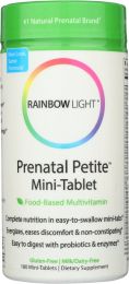 RAINBOW LIGHT: Prenatal Petite Mini-Tablet Food-Based Multivitamin (180 Tablets)