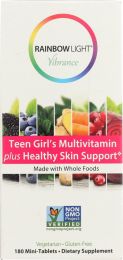 RAINBOW LIGHT: Teen Girl's Multivitamin plus Healthy Skin Support (180 tb)
