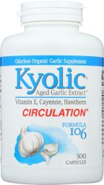 KYOLIC: Aged Garlic Extract Circulation Formula 106 (300 Capsules)