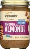 WOODSTOCK: Almond Butter Unsalted Smooth (16 oz)