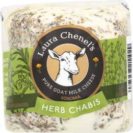 LAURA CHENELS: Fresh Goat Cheese Thyme and Rosemary Chabis (5 oz)