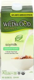 WILDWOOD: Organic Unsweetend Soymilk (64 oz)