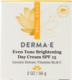 DERMA E: Evenly Radiant Brightening Day Creme SPF 15 (2 oz)