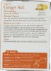 TRADITIONAL MEDICINALS: Organic Ginger Aid Herbal Tea 16 Tea Bags (1.13 oz)