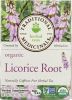 TRADITIONAL MEDICINALS: Organic Licorice Root Herbal Tea 16 tea bags (0.85 oz)
