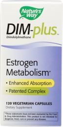 NATURE'S WAY: DIM-plus Estrogen Metabolism (120 Veggie Caps)