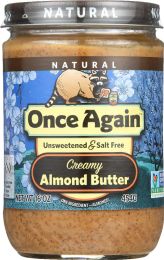 ONCE AGAIN: Natural Almond Butter Creamy (16 oz)