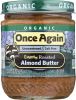 ONCE AGAIN: Organic Crunchy Almond Butter (12 oz)