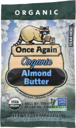 ONCE AGAIN: Creamy Almond Butter Organic Squeeze Pack (1.15 oz)