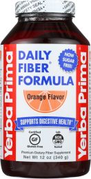 YERBA PRIMA: Daily Fiber Formula Orange Flavor (12 oz)