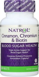 NATROL: Cinnamon Biotin Chromium (60 Tablets)