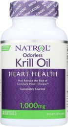 NATROL: Odorless Krill Oil 1000mg (30 cp)