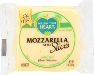 FOLLOW YOUR HEART: Mozzarella Style Cheese Alternative Slices (7 oz)