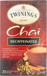 TWINING TEA: Decaffeinated Chai Tea (20 bg)