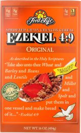 FOOD FOR LIFE: Ezekiel 4:9 Sprouted Grain Cereal Original (16 oz)