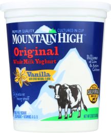 MOUNTAIN HIGH: Original Whole Milk Vanilla Yoghurt (32 oz)