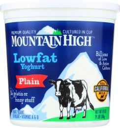 MOUNTAIN HIGH: Yoghurt Low Fat Plain (64 oz)