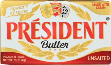 PRESIDENT: Unsalted Butter (7 oz)