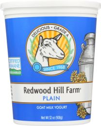 REDWOOD HILL FARM: Goat Milk Yogurt Plain (32 oz)