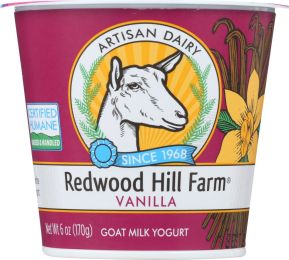 REDWOOD HILL FARM: Goat Milk Vanilla Yogurt (6 oz)