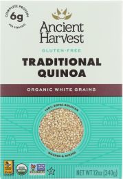 ANCIENT HARVEST: Organic Traditional Quinoa Gluten Free (12 oz)