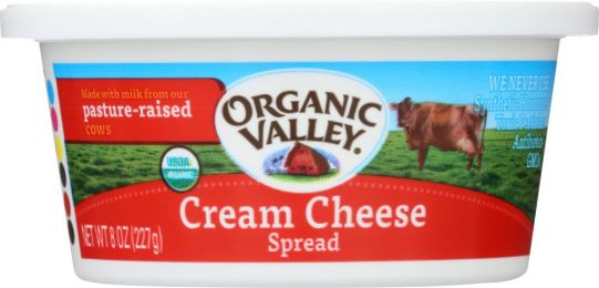 ORGANIC VALLEY: Organic Cream Cheese Spread (8 oz)