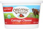 ORGANIC VALLEY: Organic Cottage Cheese Small Curd (16 oz)
