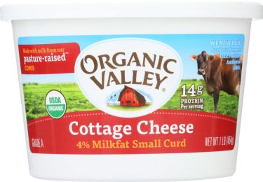 ORGANIC VALLEY: Organic Cottage Cheese Small Curd (16 oz)