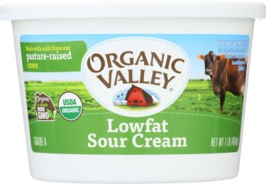 ORGANIC VALLEY: Lowfat Sour Cream (16 oz)