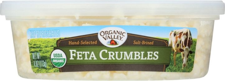 ORGANIC VALLEY: Organic Feta Cheese Crumbles (4 oz)