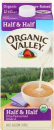 ORGANIC VALLEY: Half & Half UHT Organic (64 oz)