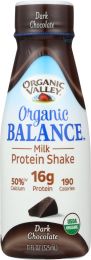 ORGANIC VALLEY: Organic Balance Milk Protein Shake Dark Chocolate (11 oz)