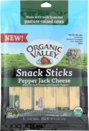 ORGANIC VALLEY: Pepper Jack Cheese Snack Sticks (4.5 oz)