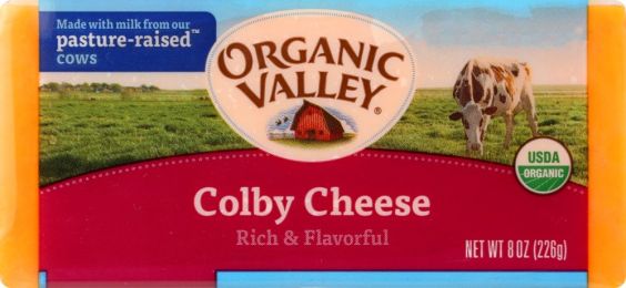 ORGANIC VALLEY: Organic Colby Cheese (8 oz)