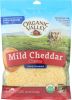 ORGANIC VALLEY: Organic Finely Shredded Mild Cheddar Cheese (6 oz)